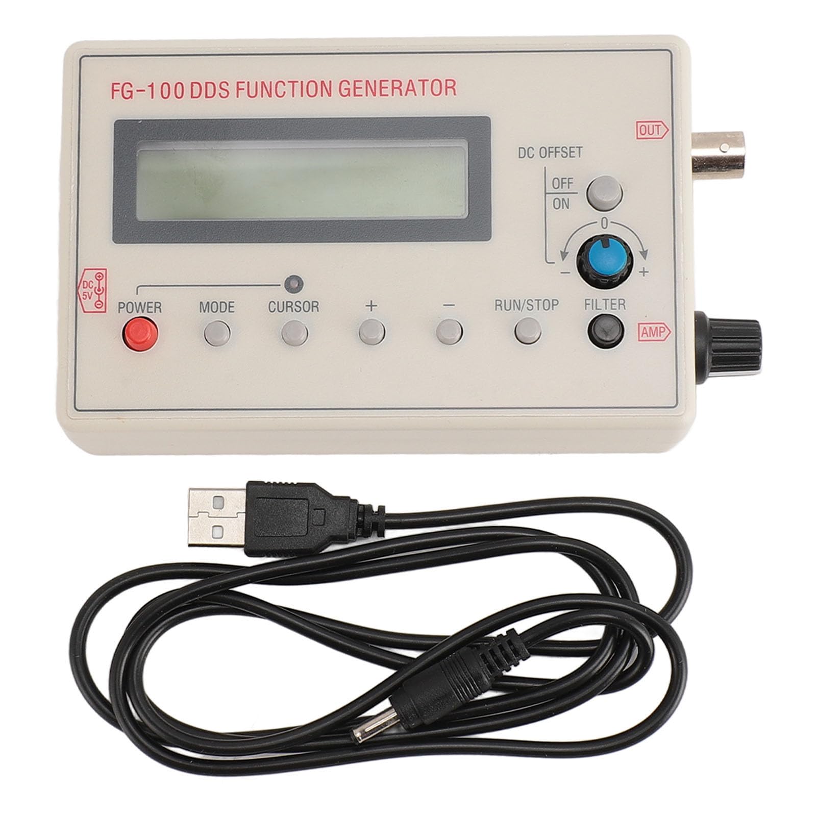 Generador de Señal con Función DDS, Sinusoidal de 1 Hz a 500 KHz