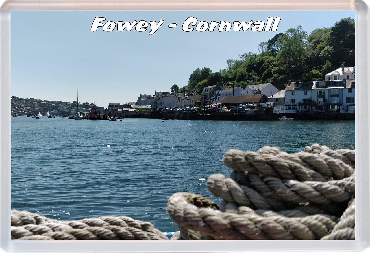 Baked Bean Store Multicolor Fowey - Cornwall - 96 X 67Mm Jumbo Fridge Magnet/Magnets Bbsfhm89