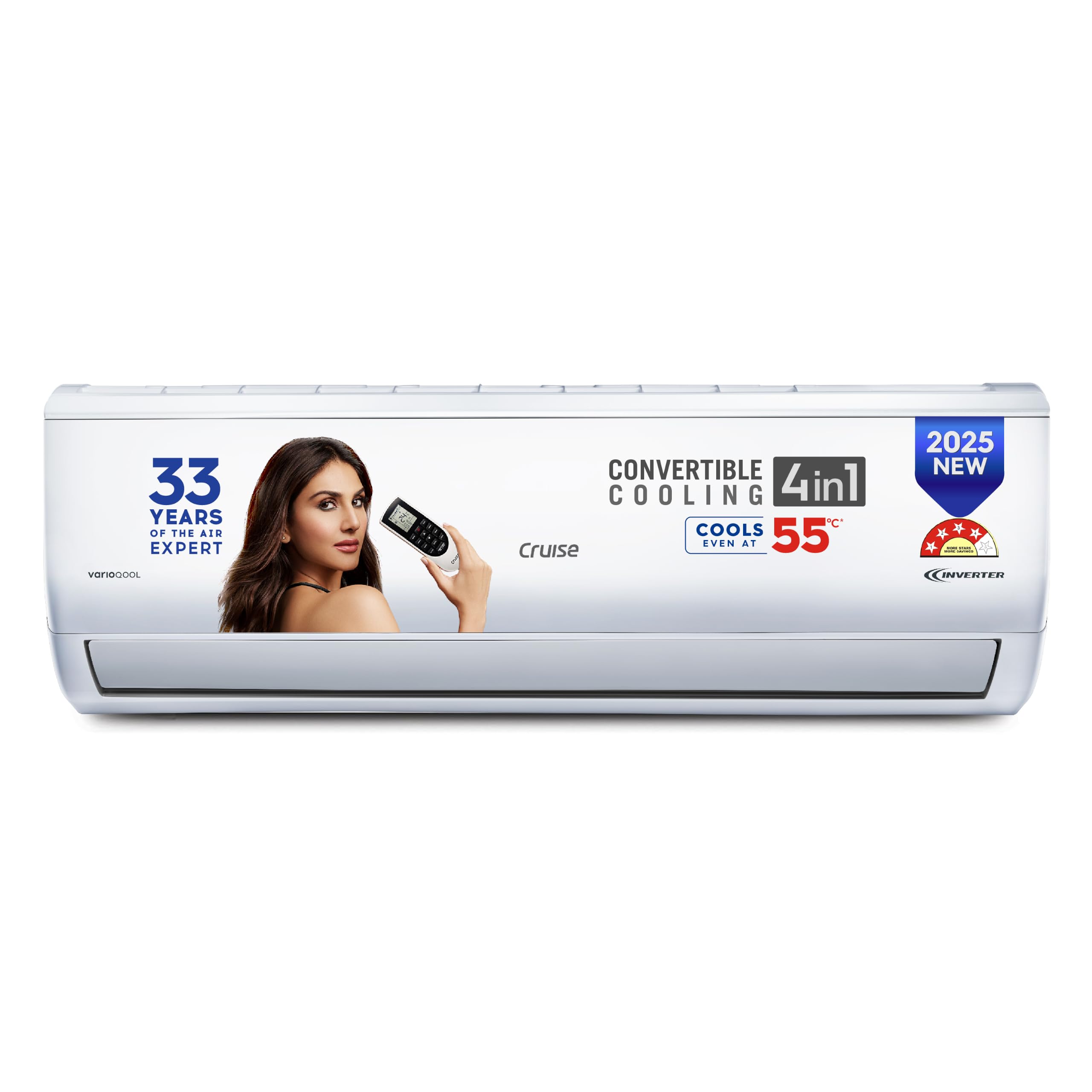 Cruise 1.5 Ton 5 Star Inverter Split AC with 7-Stage Air Filtration (1