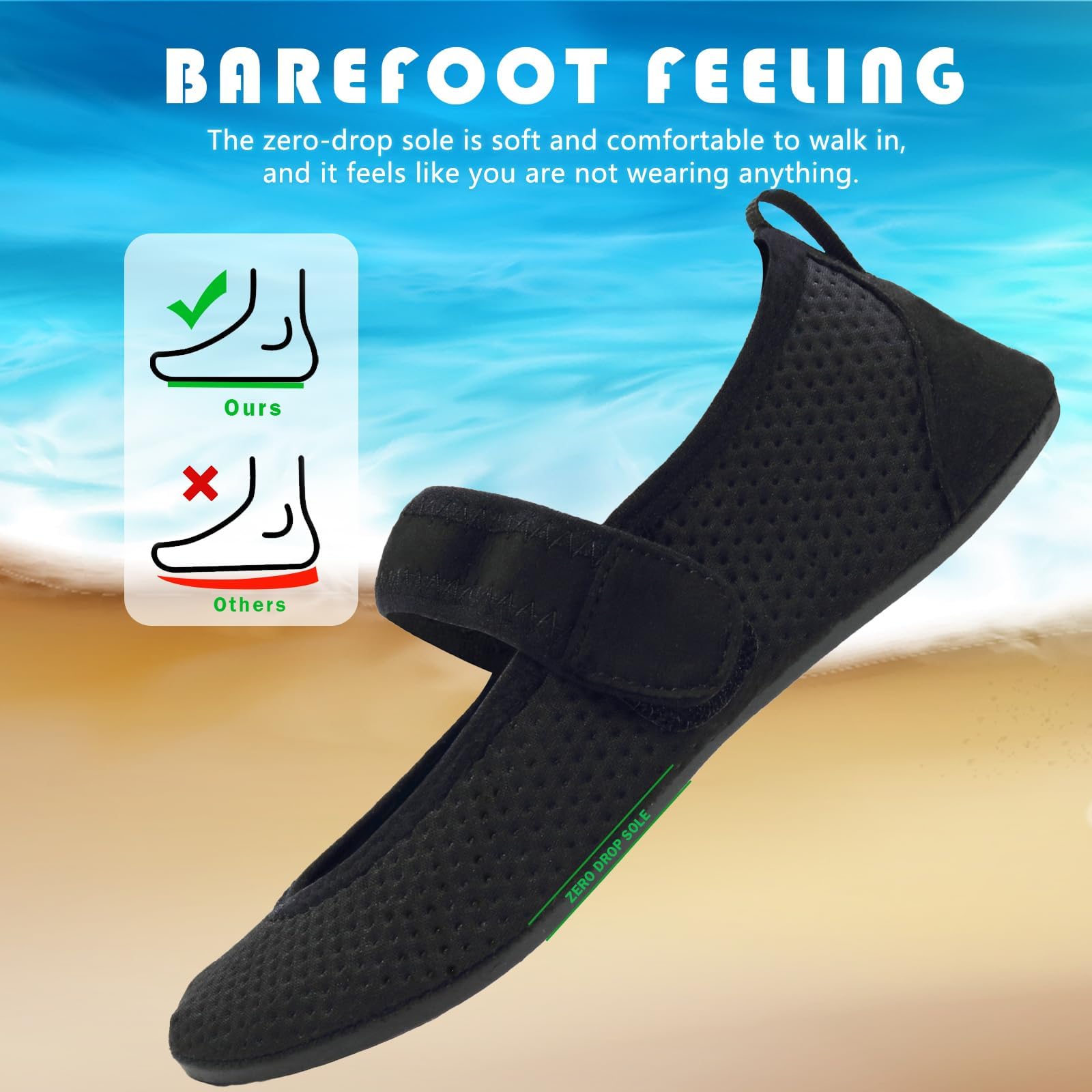 Acfoda Scarpe da Scoglio Uomo Donna Asciugatura Rapida Antiscivolo Scarpette Mare Immersione Spiaggia 35-45 EU