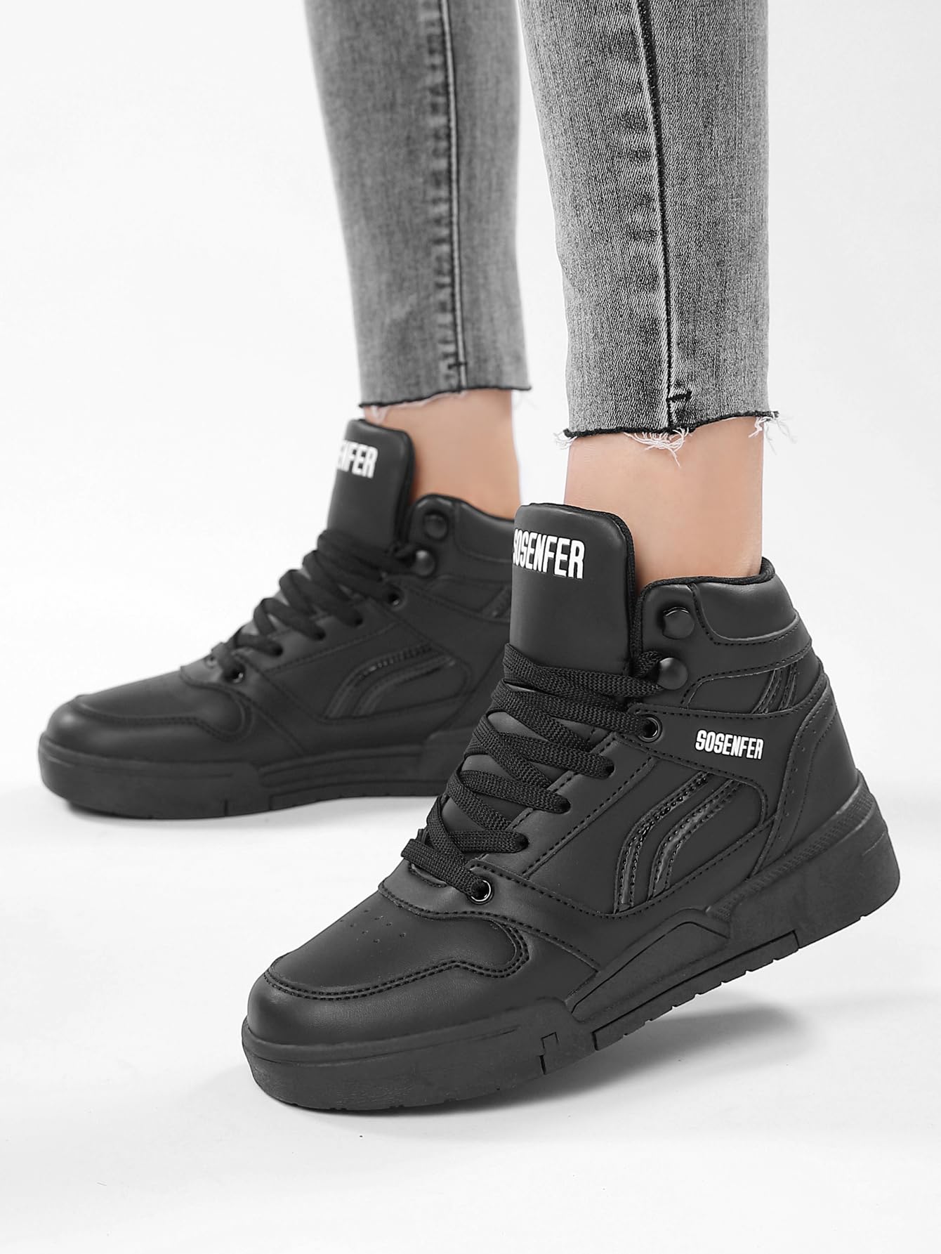 KOWAYI Sneakers Zeppa Donna Casual,Scarpe da Ginnastica con Zeppa Tacco 7CM Sneakers Platform Basse Sportive Fitness Scarpe da Donna Wedges Passeggio