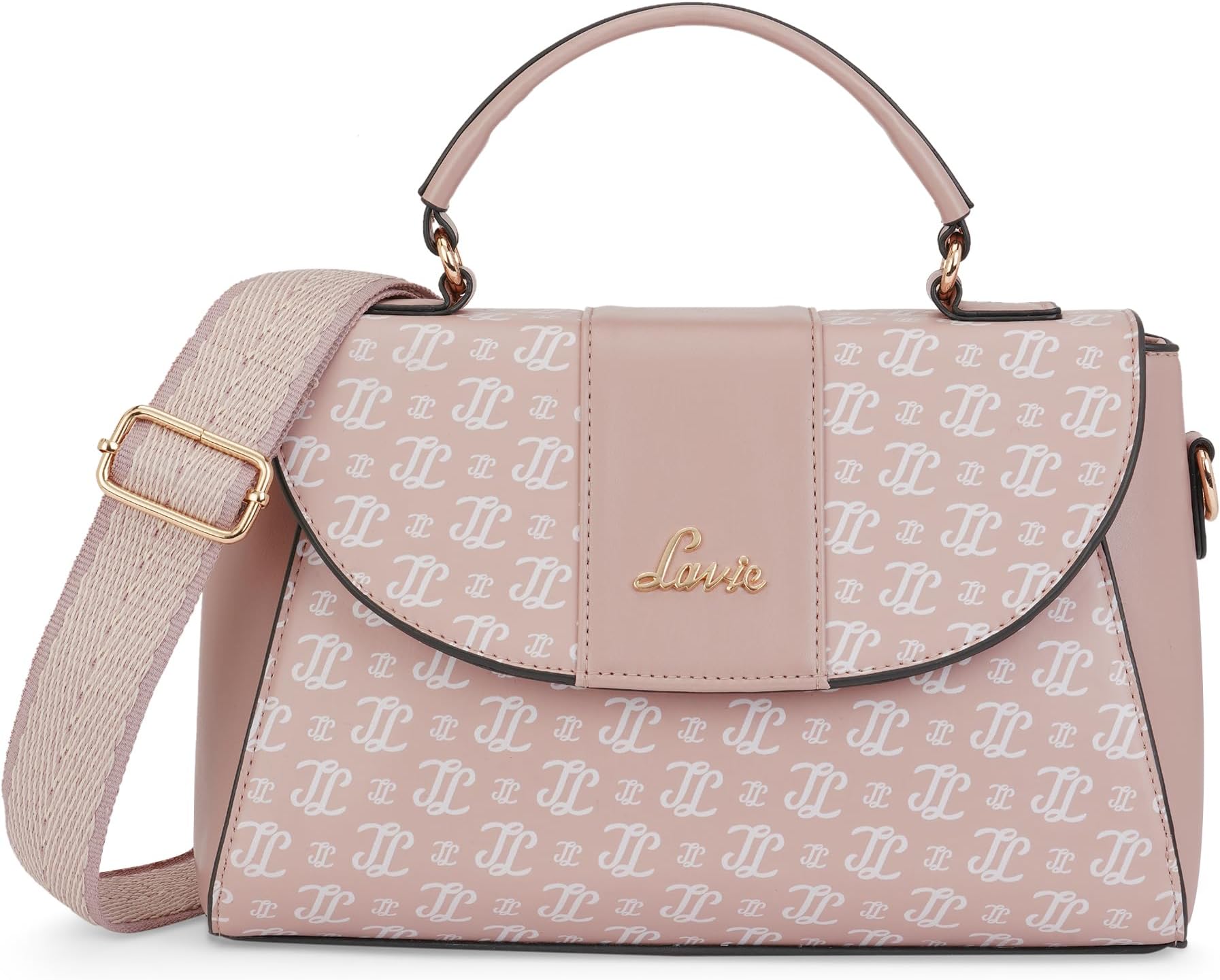 Lavie Women's Mono LL Becky Flap Satchel Bag | Satchel Handbag for Work | Ladies Purse | Stylish Shoulder Bag | Gift for Women