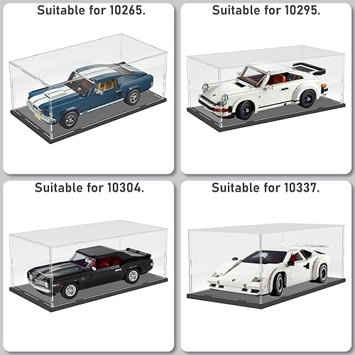 Vista 120 de Choowin Vitrina de acrílico para Lego Infinity Gauntlet 76191 para Lego Gauntlet 76223 para Lego Display Estuches de acrílico transparente grueso