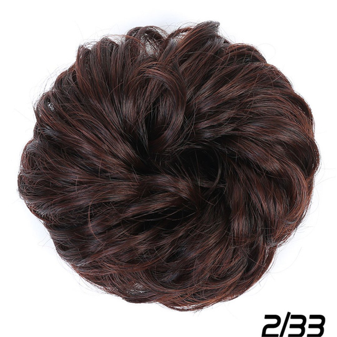 Amazon.com : Heat Resistant Synthetic Hair Pieces Curly hair  display picture 3