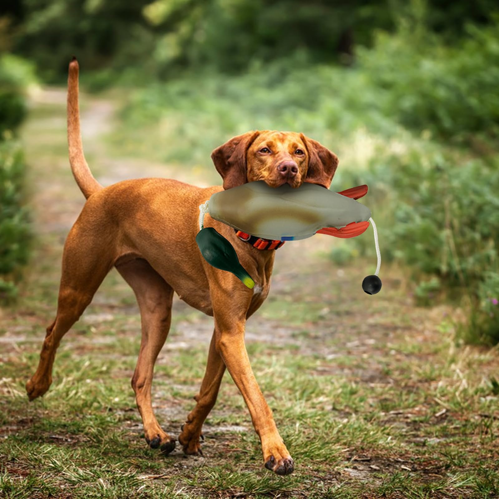 Wood Duck Decoys Dog Field 1lb Dog Training Dummy Green
