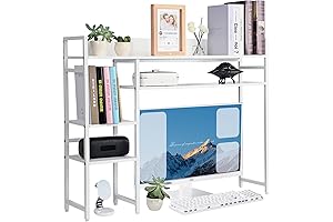 Essential Office Space Enhancement: Desk Hutch with Ample Storage Options for Enhanced Productivity