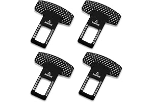 4 Pcs Belt Buckle Stopper Alarm Holders for Comfortable and Safe Driving