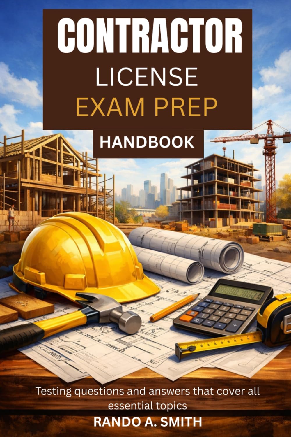 CONTRACTOR LICENSE EXAM PREP HANDBOOK: Testing questions and answers that cover all essential topics