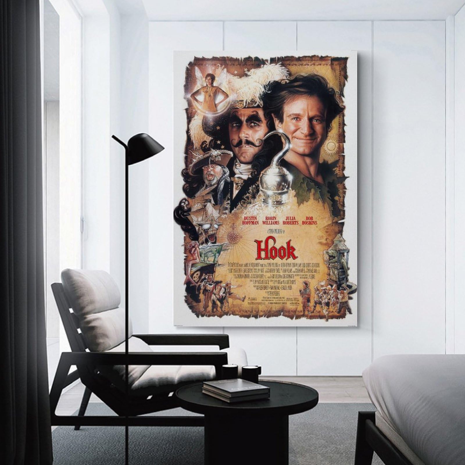 Amazon.com: Hook Movie Posters Canvas Art Posters for Room