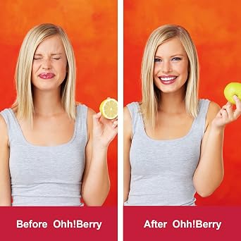 Ohh! Berry Miracle Berry [all 6 of them],Miracle Berries are 100% Natural & Freeze-Dried Friut Snacks to Turn Sour To Sweet and Reduce Sugar Use For Better Health Forever,No Preservatives