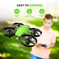 Potensic A20 Mini Drón Gyerekeknek és Kezdőknek - RC Quadrokopter Magasságtartással, Egyérintéses Fel/Leszállással, Headless Móddal, 3 Akkum 3