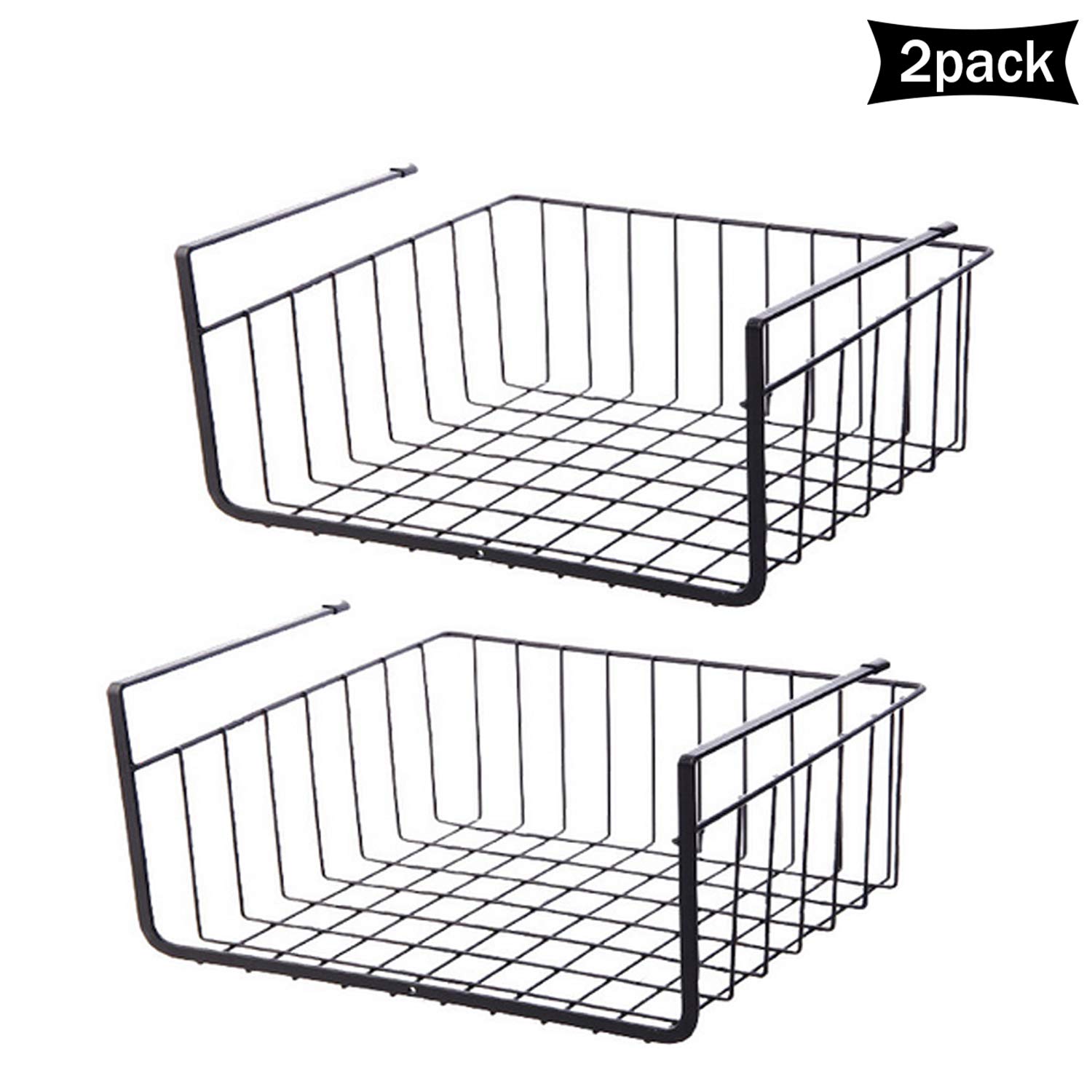 2pcs Hanging Basket Storage Under Shelf Buy Online In Guatemala At Desertcart