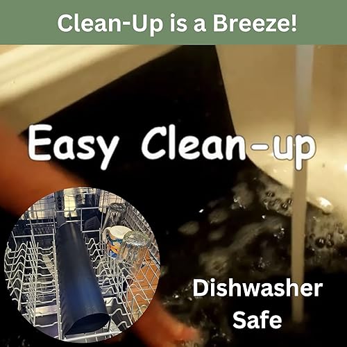 Vista 7 de Juego completo de utensilios de cocina Utensilios de silicona y madera, soporte para cucharas, soporte para utensilios, alfombrillas antiadherentes