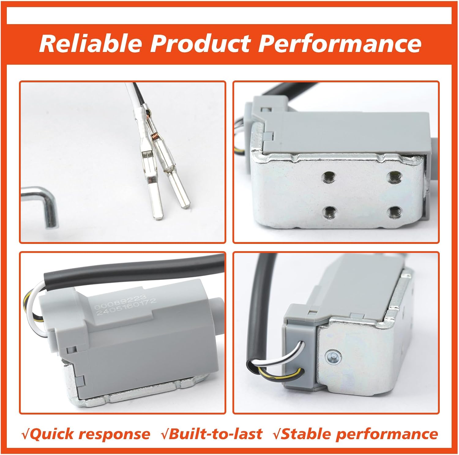 95840-2B000 Solenoid Assembly ATA Shift Interlock Solenoid Replacement for Hyundai Santa Fe 2007-2012 for Azera 2006-2011 for Sonata 2007-2010 for Kia Rondo 2006-2011 Replace 958402B000