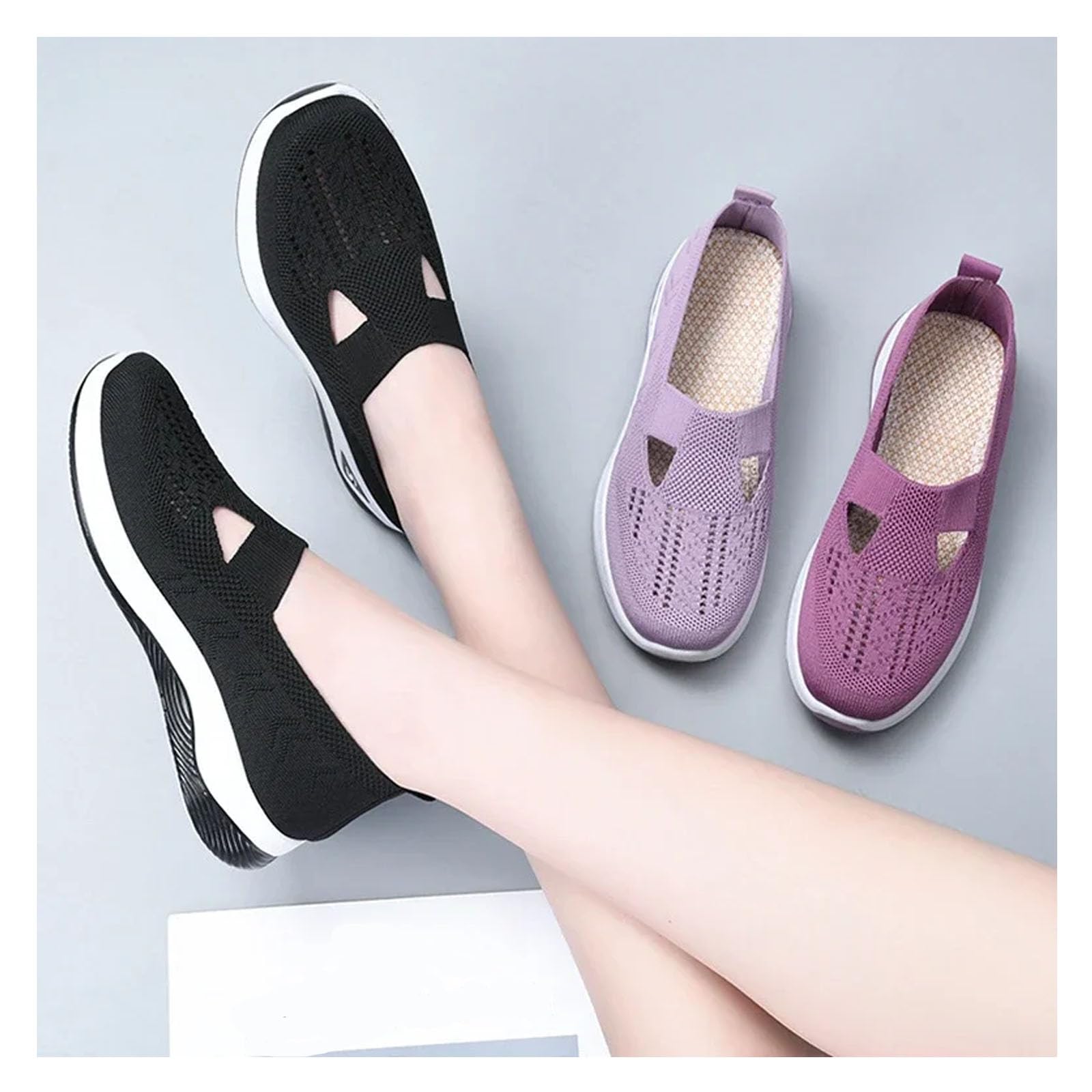 Zapatos ortopédicos para Mujer Transpirables Suela Suave para Caminar
