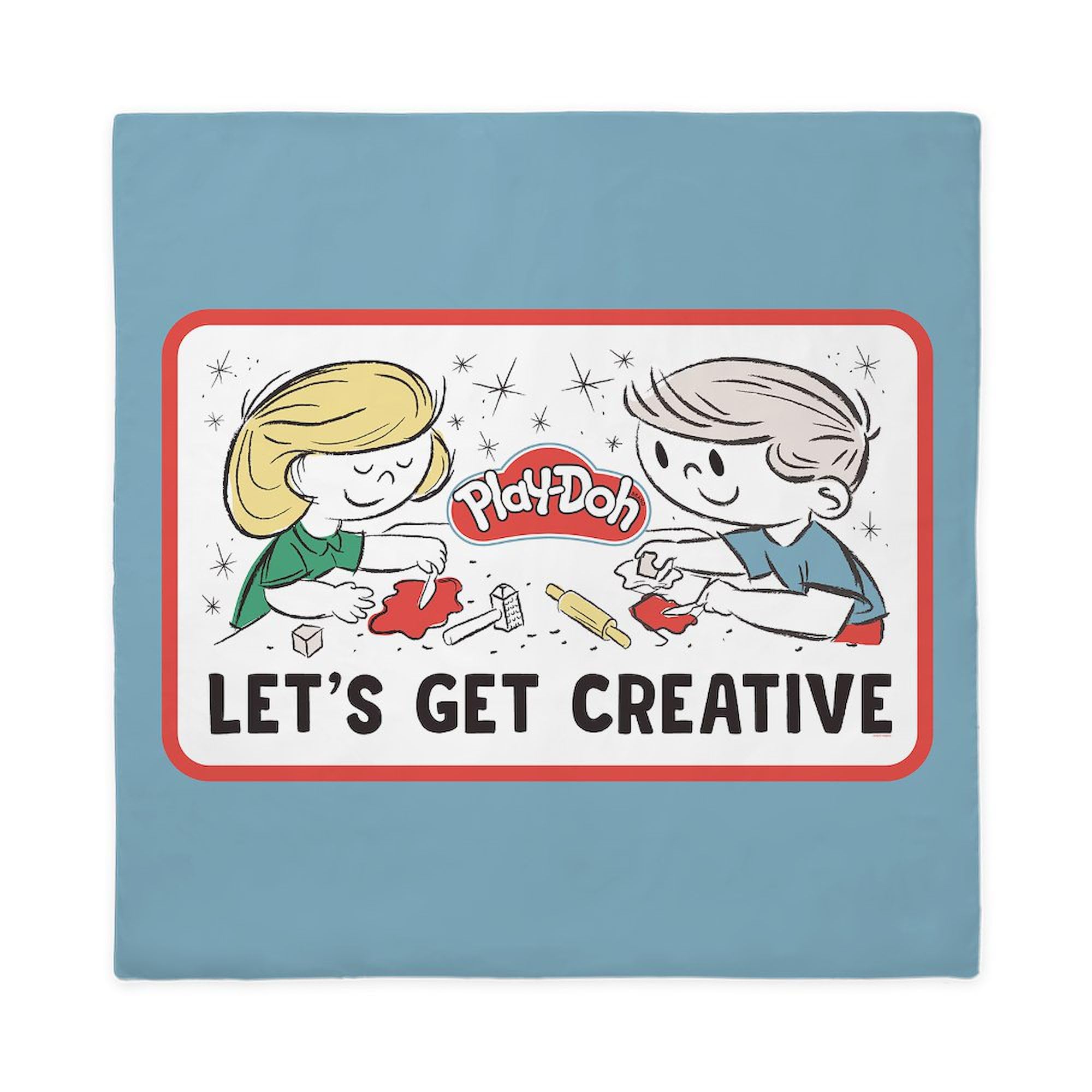 CafePress Play Doh: Creative Queen Duvet Cover, Printed Comforter Cover, Unique Bedding