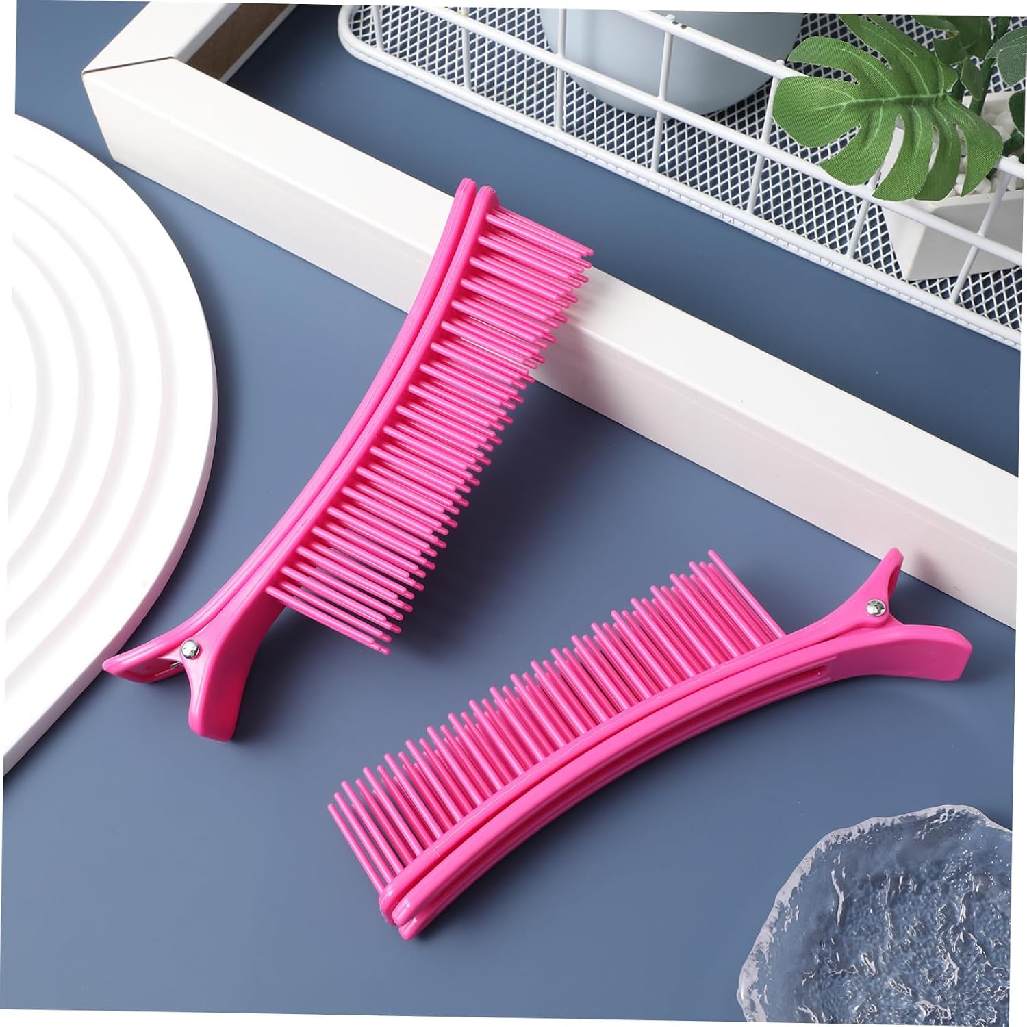 Hair Styling Tools 2pcs Hair Clips for Styling Sectioning, Hairdressing Clips Salon Cutting Dying Hair Clips Hair Layering Clip for Women Girls, Large Size, Billed