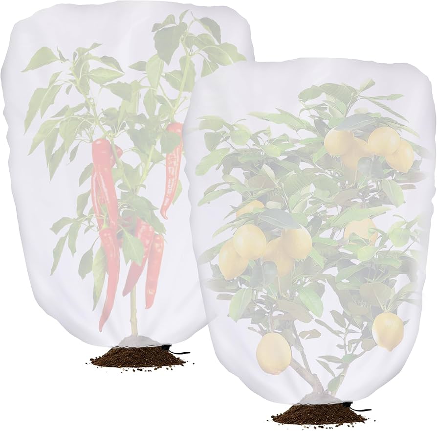 Amazon.com : 2 Pcs Garden Plant Shade Cover, 3.3x2.6 Ft Non-Woven