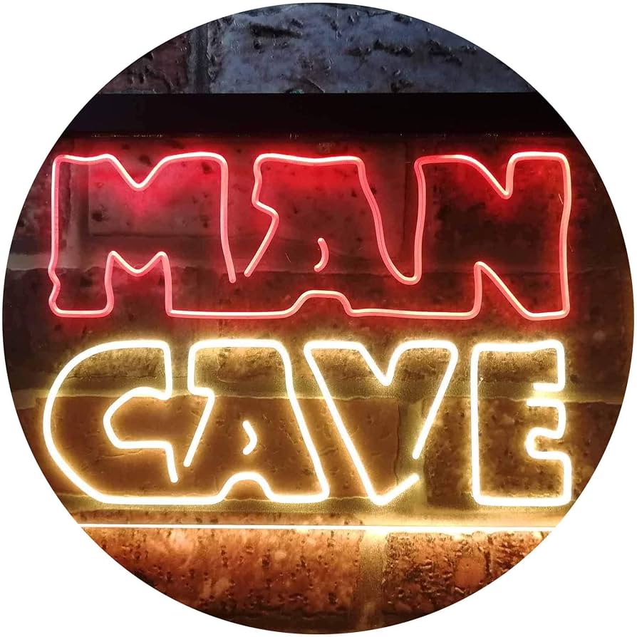 Amazon | Man Cave Garage Display Dual Color LED看板 ネオン