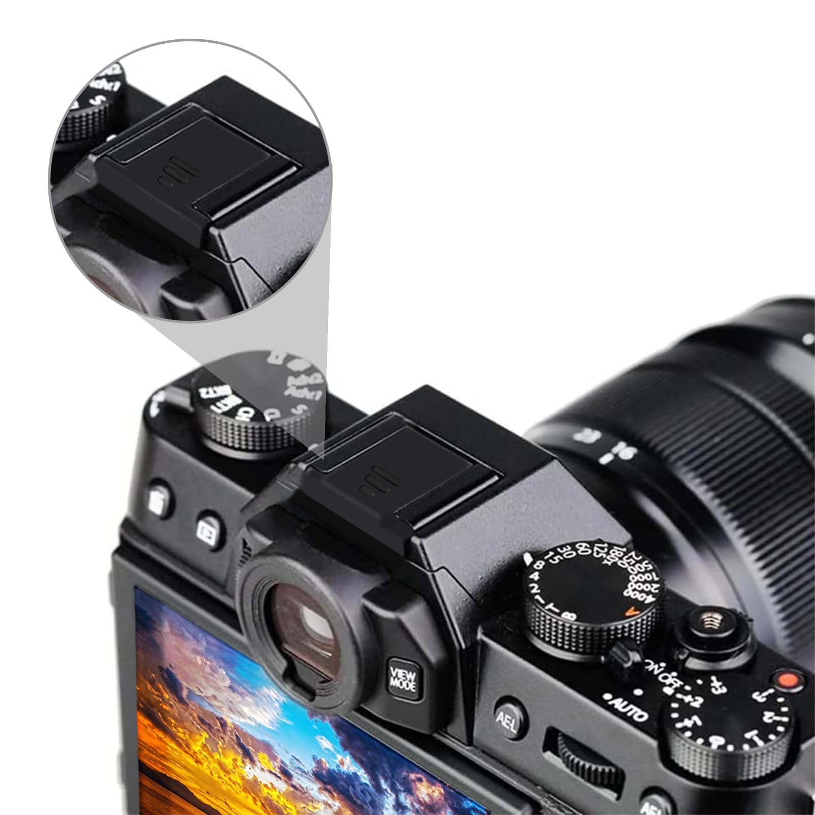 Lot de 4 Couvre-griffe Flash pour Appareil Photo – Compatible Canon EOS R5C R5 R6 RP R, 5D IV III, 1D X III, M50, Rebel T8i T7i