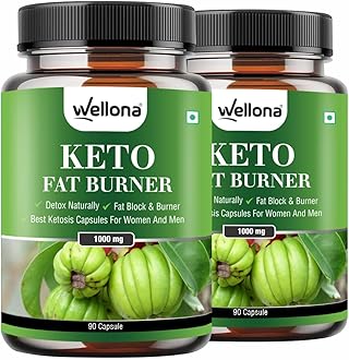 - Keto Fat Burner 90 Capsules 1000MG, Weight Loss Supplement with Garcinia Cambogia, Green Coffee Beans Green Tea Extract Metabolism Booster Thighs, Belly Fat Burner for Men & Women (Pack of 2)