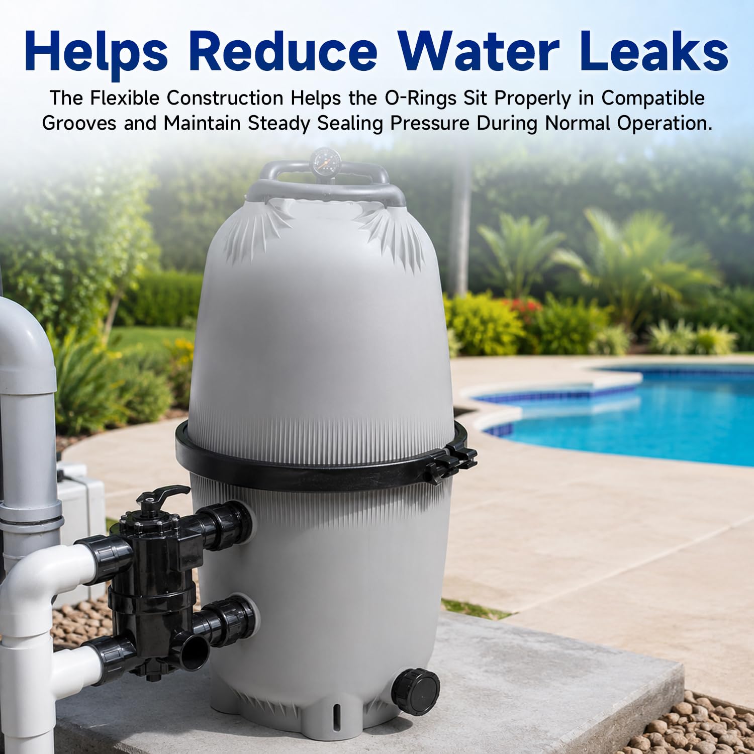 Pool Filter O Ring Kit Compatible with Jandy Zodiac DEL DEV CL CV Series Replace#: R0358000