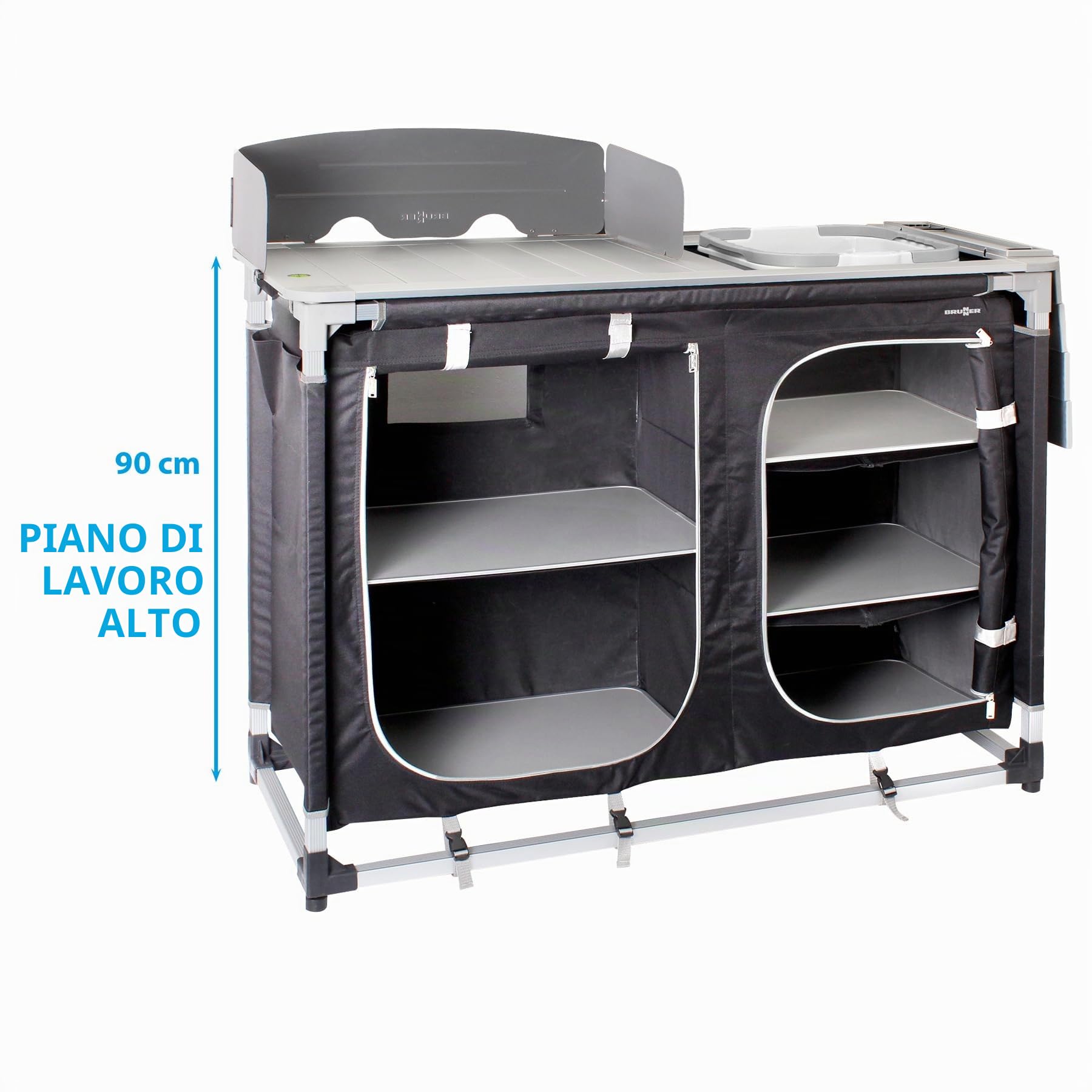 BRUNNER Armadio da Campeggio Azabache CTW Square HWT