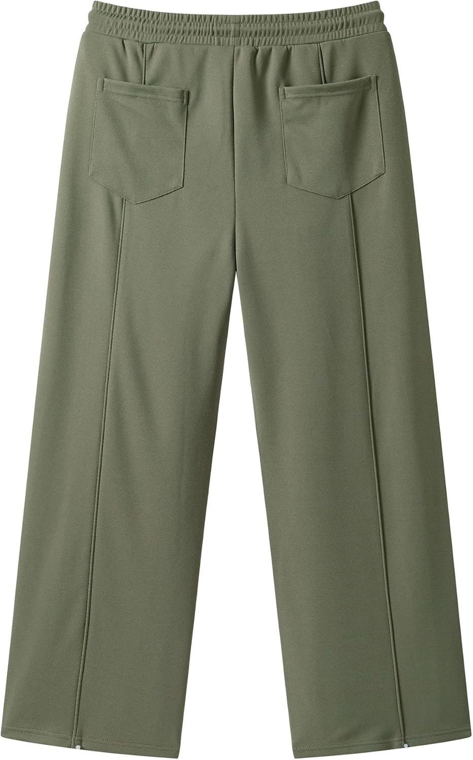 JMIERR Men's Casual Baggy Wide Leg Pants Side Stitch Detail Lounge Travel Streetwear Pants with Pockets - Image 6