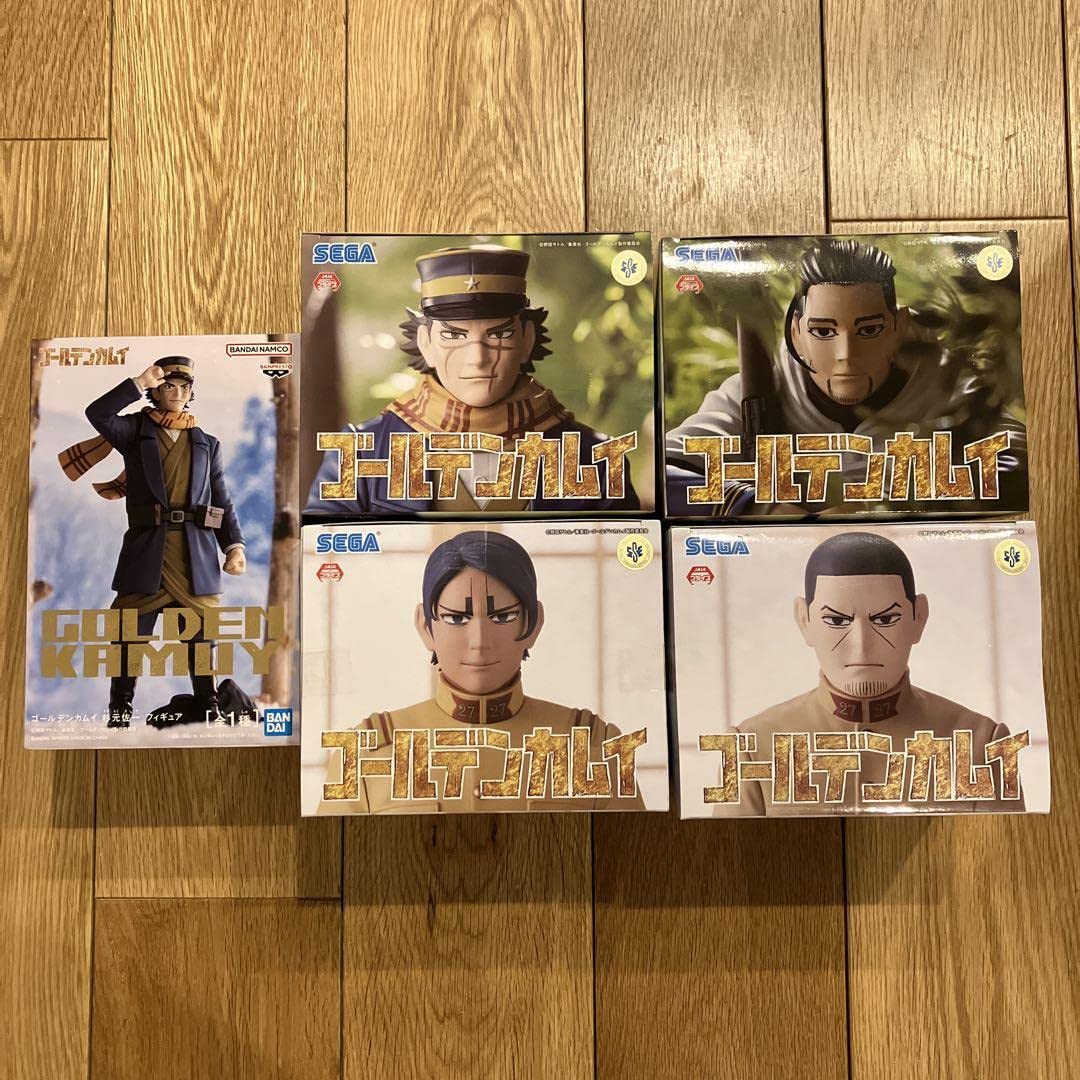 ゴールデンカムイ フィギュア 尾形百之助 鯉登少尉 5点セット