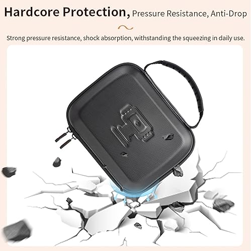 Miniatura 5 de Tomat Estuche de transporte de bolsillo 3, bolsa de almacenamiento impermeable de viaje portátil con correas para el hombro, funda para DJI Osmo