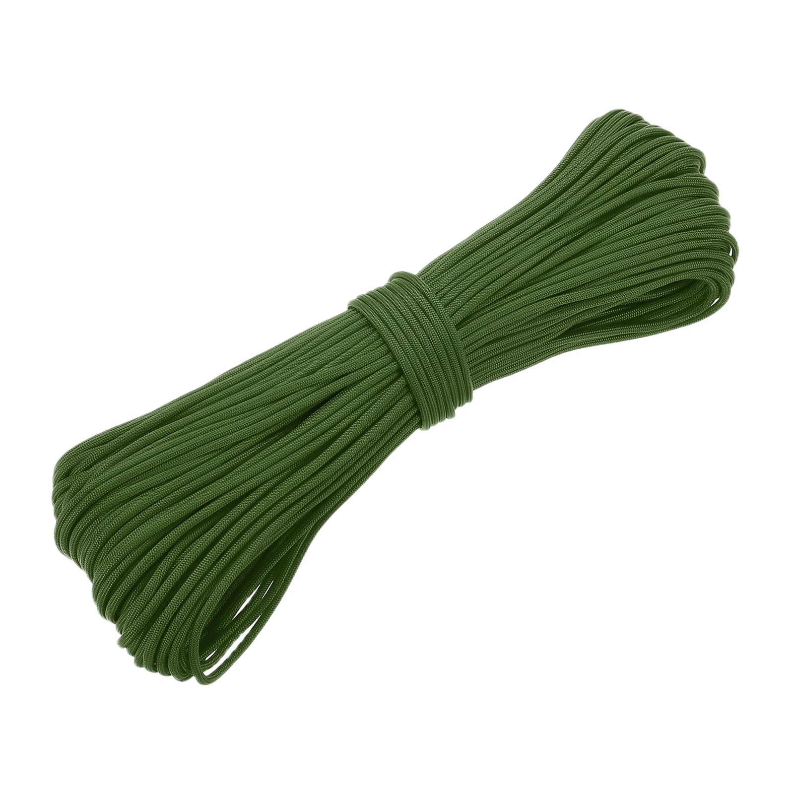 PATIKIL 550lb Paracord Rope 200ft, 4mm Tent Rope, 7-Strand Core Heavy Duty Cord for Outdoor Camping Hiking Tent Survival Utility Rope, Light Green