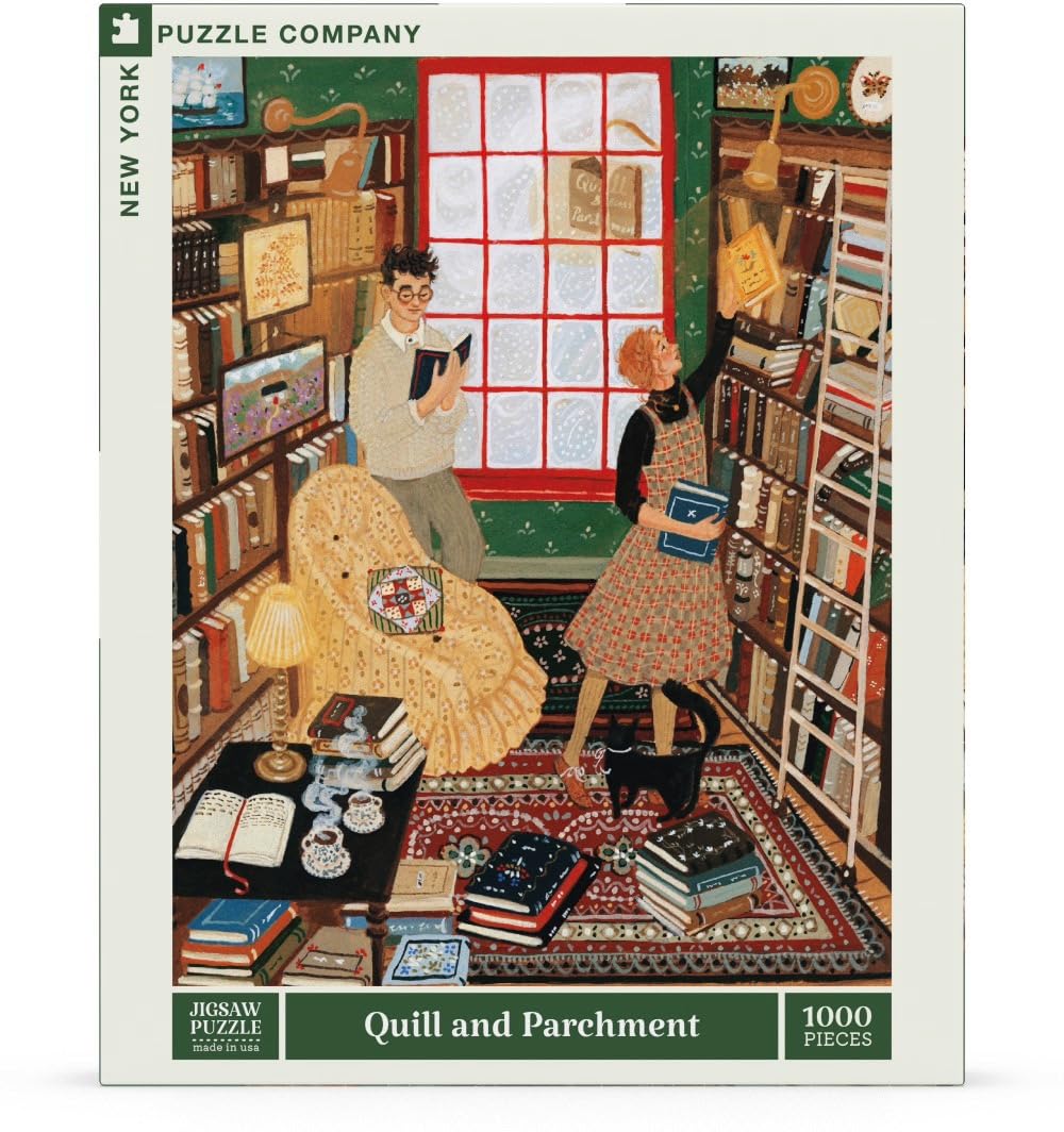 New York Puzzle Company - Loré Pemberton Quill and Parchemin - Puzzle de 1000 pièces pour Adultes par Loré Pemberton