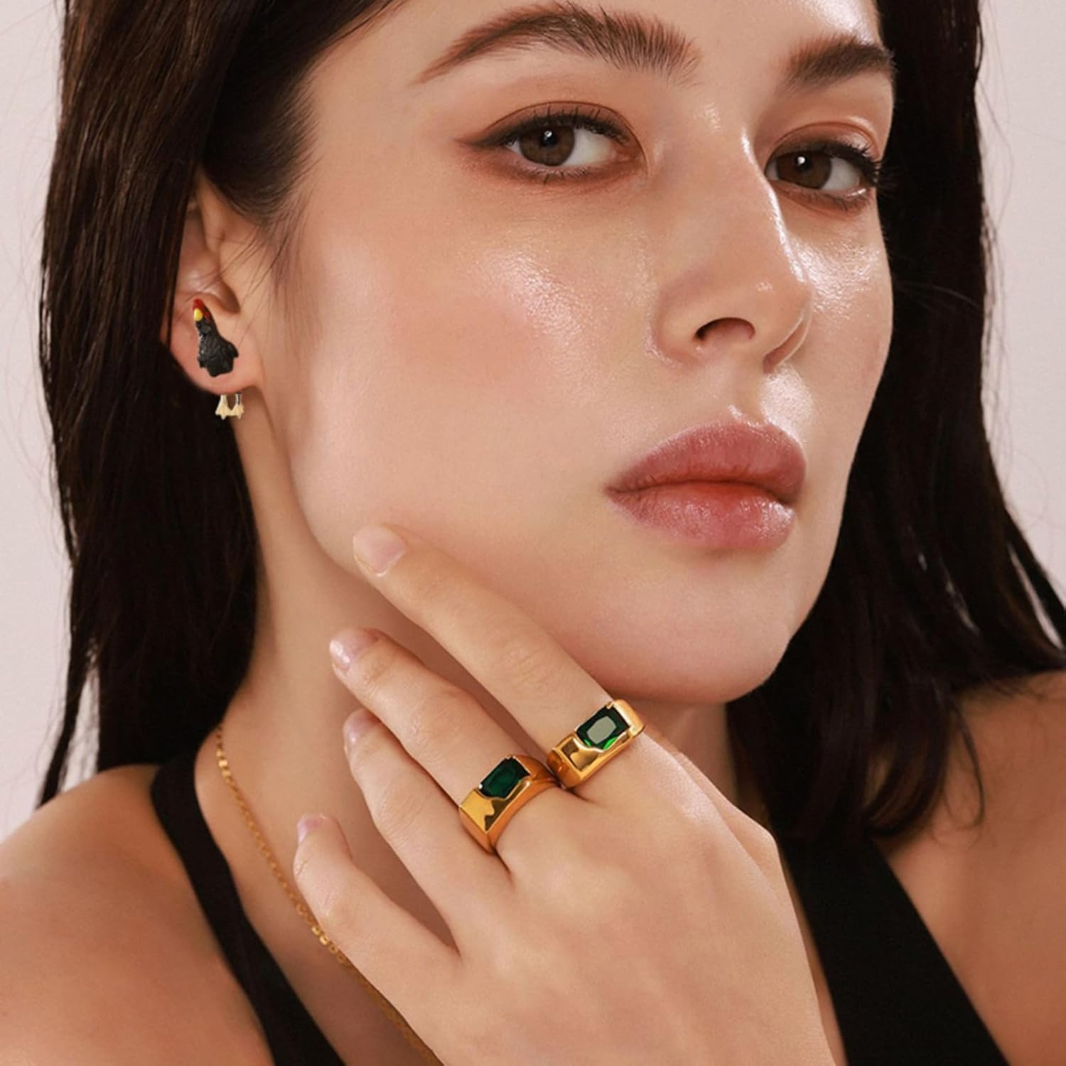 3D Hen Chicken Earrings for Women Funny Farm Animal Earrings Animal Jewelry - Image 3