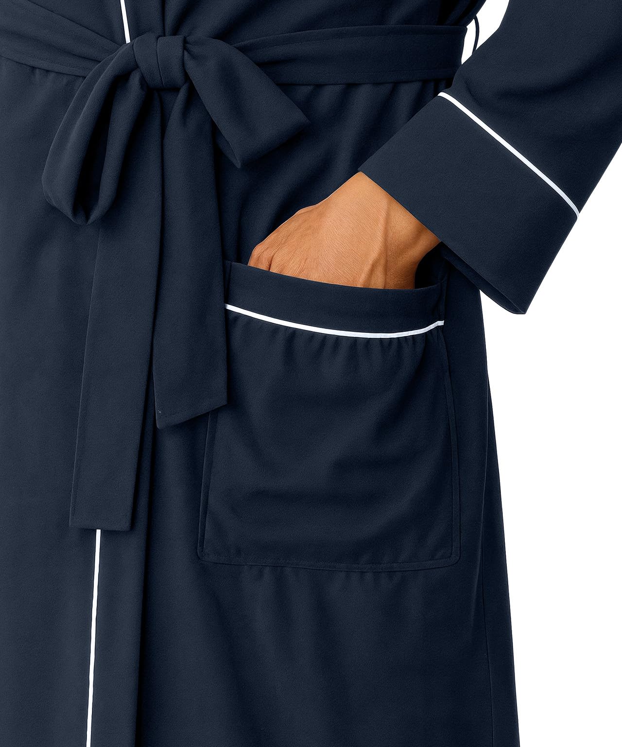 NY Threads Herren-Bademantel aus Baumwollmischgewebe