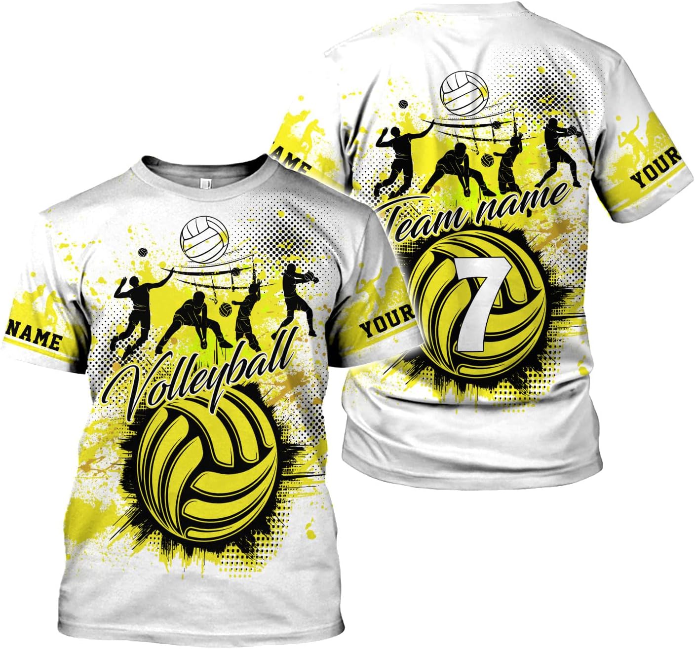 Personalized Volleyball Shirt, Volleyball Tshirt for Men & Women, Volleyball Uniform, Shirt for Volleyball Lover