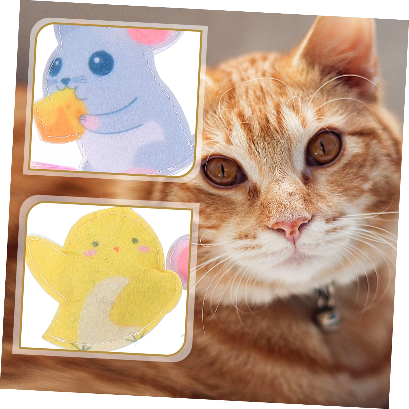 Yardwe 16stücke Katzen-Spielzeug Interaktivem Türhängespielzeug Mit Federn Und Geräuschen Für Indoor-kätzchen Aktiven Beschäftigung