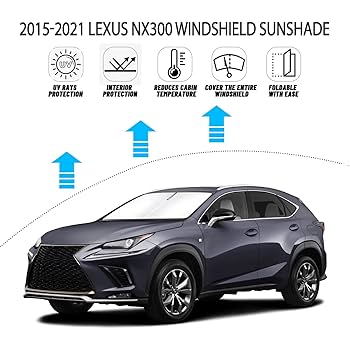 THINK DESIGN SUN SHADE　LEXUS 現行NX用 LEXUS” SUN SHADE LEXUS NX250/350/350h/450h+ 用 (AAZA25