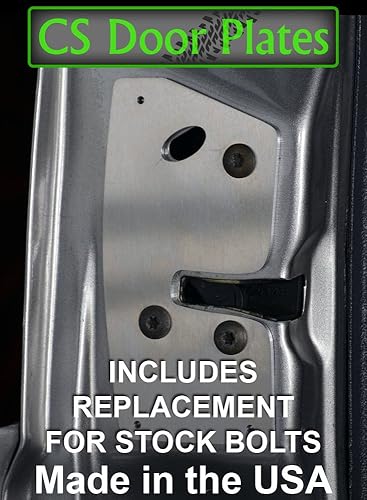 Miniatura 2 de CS Works - Placa de reparación y refuerzo de pestillo de puerta con pernos de repuesto para Jeep Grand Cherokee (ZJ) 93-98 LEFTDRIVER