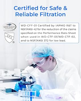 [Original] Waterdrop CFF-01 Water Filter Replacement for WD-CTF-01