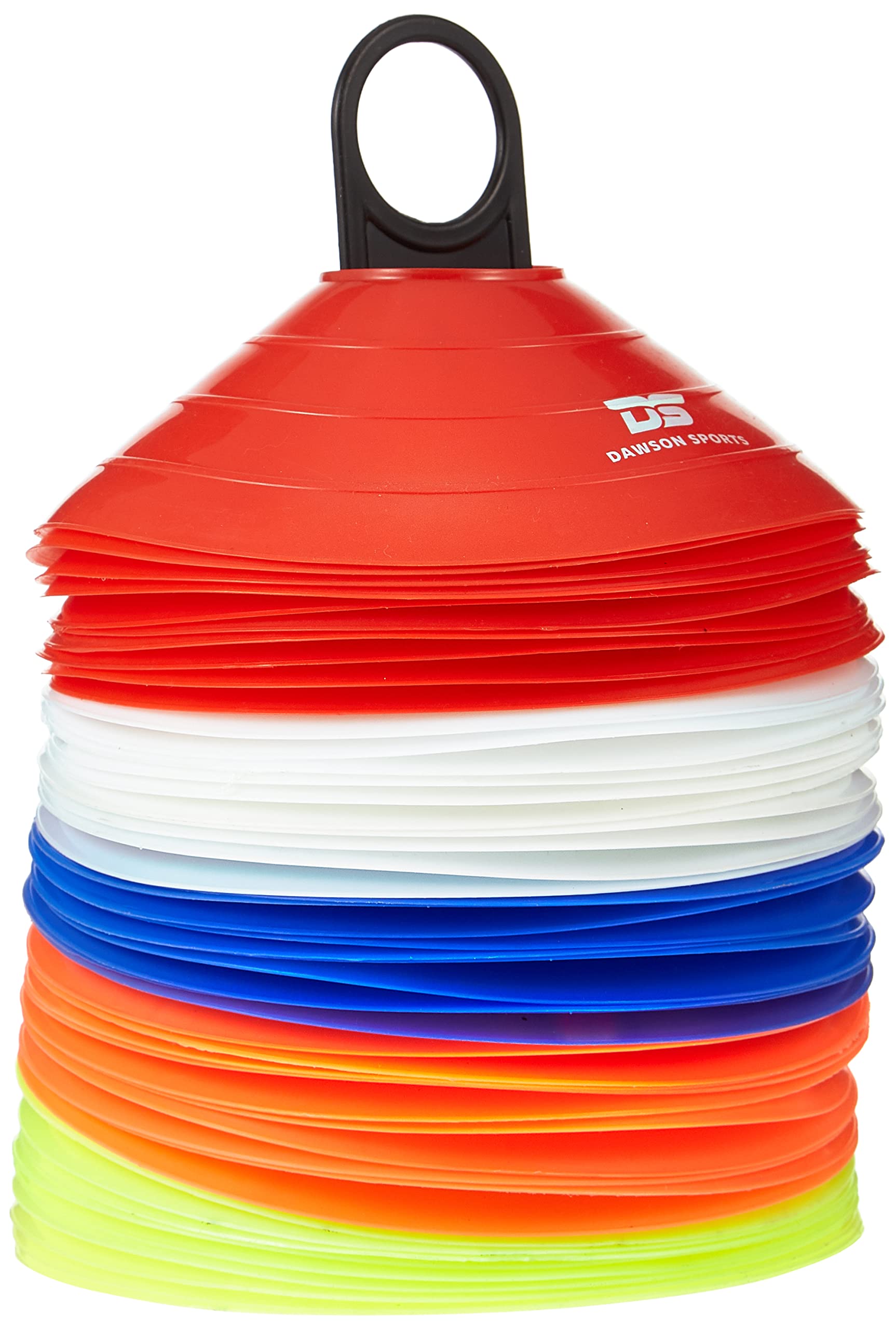 DAWSON SPORTS Unisex Adult 4120 Cone Marker, Multi- Colour, 10x15x1, Set of 50