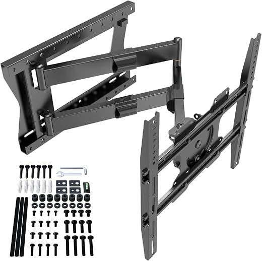 XTRARM TiTon F 80cm TV supporto da parete, ruota giro largo 80cm,...