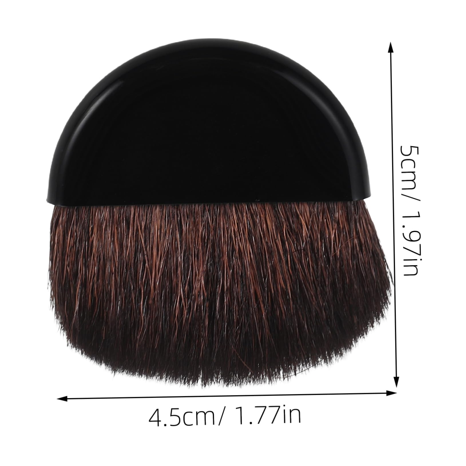 IWOWHERO Gentle Nylon Cheek Brush Travel Size Blush Multi-functional Makeup Brush Ideal for Events