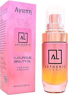 Glow Face Oil - Suero de moringa, rosa mosque...