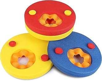 SKYSPERArm Bands Swimming Float Discs Kids Foam Armband Pool Set for Swim Learning(4 pcs/Set)