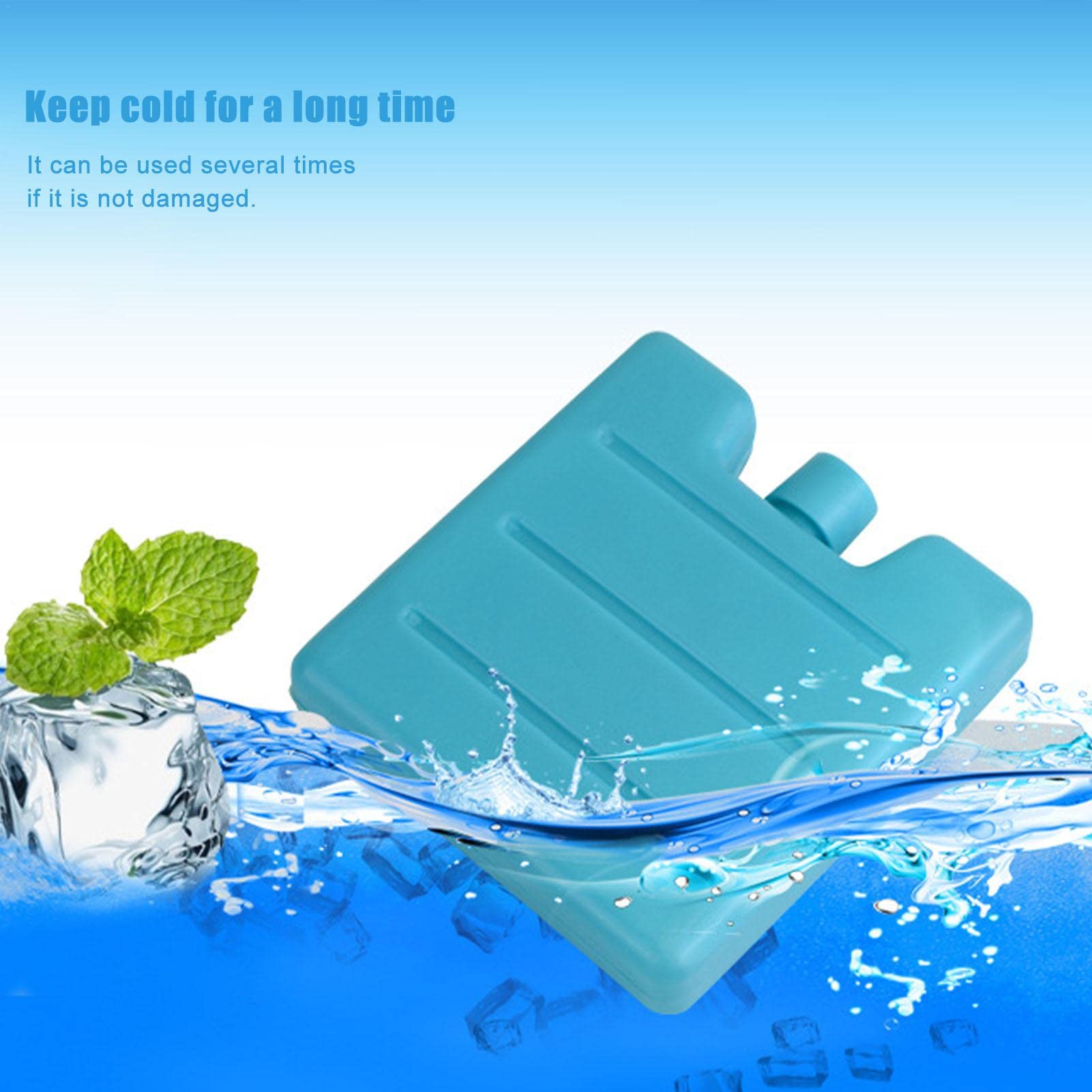 RJSQAQE Blocs De Glace Pour Glacière, Réutilisables Et Durables, Blocs De Congélation Pour La Maison, Boîte à Glace Pour Réfrigérateur, Blocs De