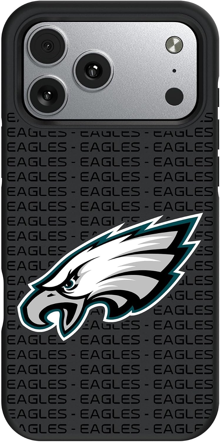 Keyscaper Philadelphia Eagles Bump Case with 8.2ft Drop Protection