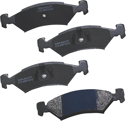 Vista 409 de Bendix Premium SBM8 - Pastillas de freno semimetálicas Premium para modelos seleccionados Buick Special, Camaro, Corvette, Phaeton, Olds F85, Vista