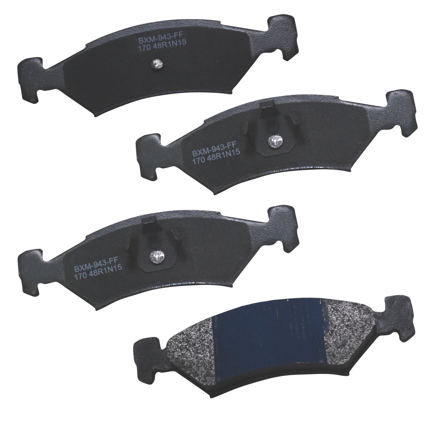 Bendix Premium SBM170 Semi-Metallic Front Brake Pads for Dodge Aries 1987-1981, Aries 1989, Dart 1984, Magnum 1988-1984, Shadow 1989-1988, Plymouth Reliant 1989-1981, Sundance 1989-1988