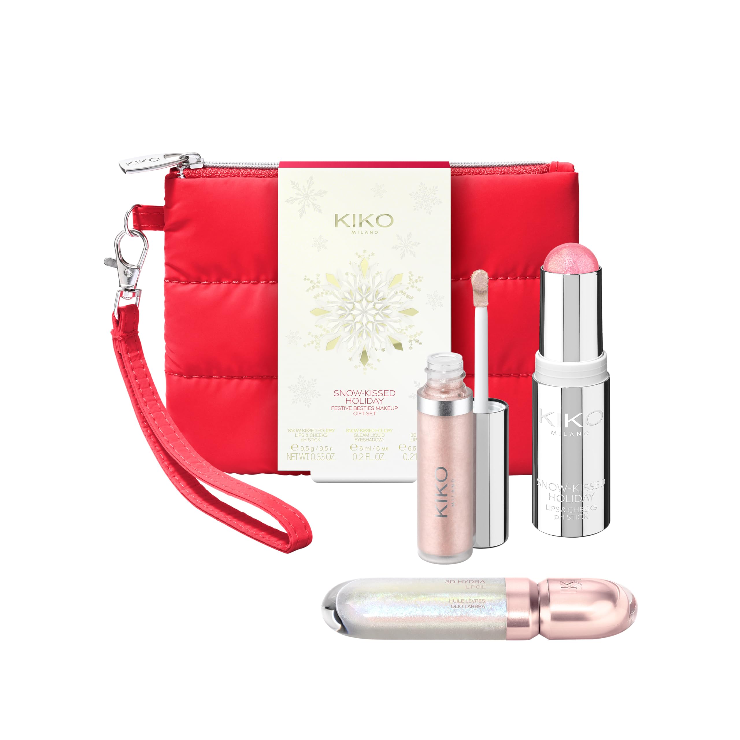 KIKO Milano Snow-Kissed Holiday Festive Besties Make Up Gift Set