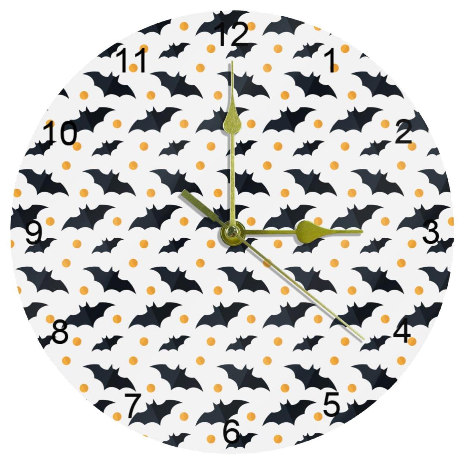 Horloge murale silencieuse sans tic-tac à grands chiffres pour bien dormir